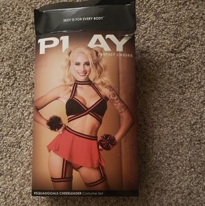 Sexy Halloween Cheerleader S/M Hustler Brand